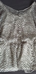 Animal print blouse